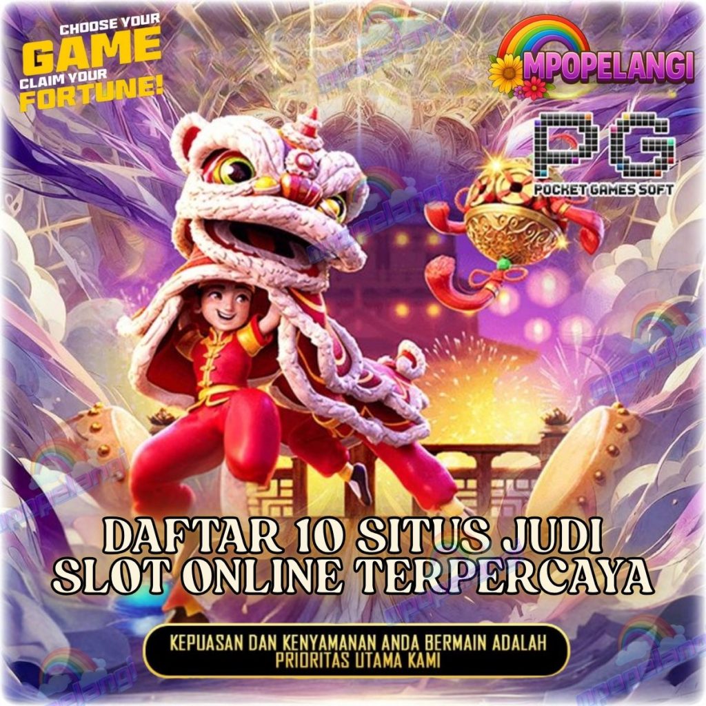 daftar 10 situs judi slot online terpercaya